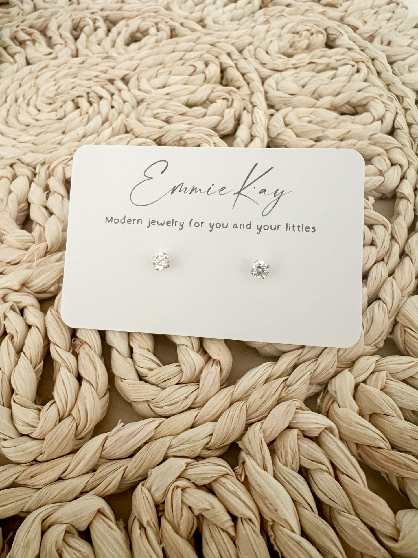 4mm Gold Filled C/Z Earring Posts