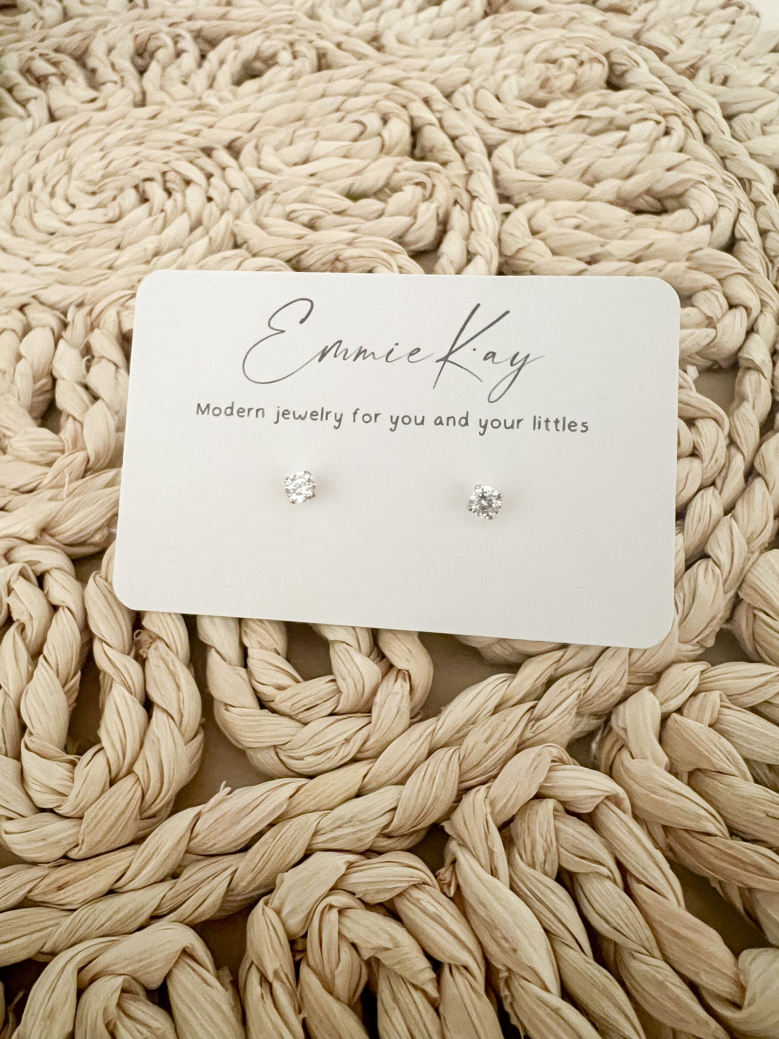 4mm Gold Filled C/Z Earring Posts