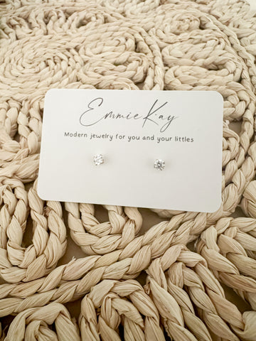 4mm Gold Filled C/Z Earring Posts